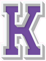 VA 23.5" Individuals - Flat Purple K