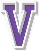 VA 23.5" Individuals - Flat Purple V