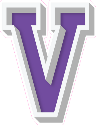 VA 23.5" Individuals - Flat Purple V