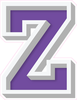 VA 23.5" Individuals - Flat Purple Z