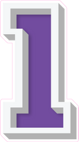 VA 23.5" Individuals - Flat Purple 1