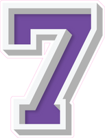 VA 23.5" Individuals - Flat Purple 7