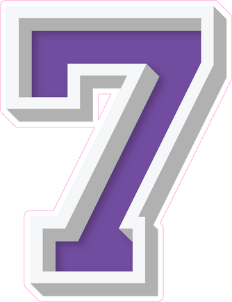 VA 23.5" Individuals - Flat Purple 7