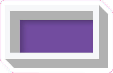 VA 23.5" Individuals - Flat Purple Dash