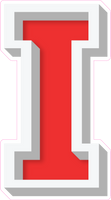 VA 23.5" Individuals - Flat Red I