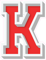 VA 23.5" Individuals - Flat Red K