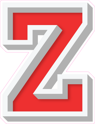 VA 23.5" Individuals - Flat Red Z