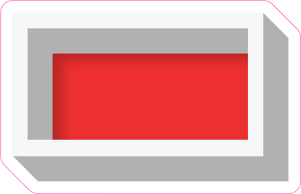 VA 23.5" Individuals - Flat Red Dash