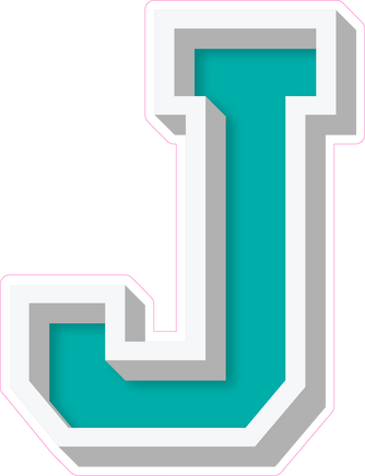 VA 23.5" Individuals - Flat Teal J