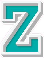 VA 23.5" Individuals - Flat Teal Z