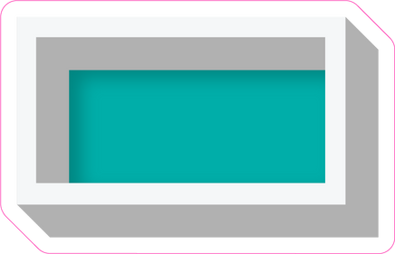 VA 23.5" Individuals - Flat Teal Dash