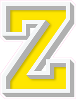 VA 23.5" Individuals - Flat Yellow Z