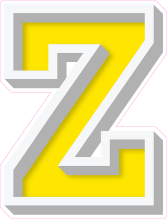 VA 23.5" Individuals - Flat Yellow Z