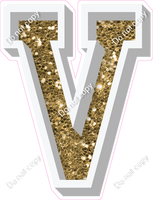 VA 23.5" Individuals - Gold Sparkle V