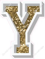 VA 23.5" Individuals - Gold Sparkle Y
