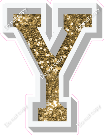 VA 23.5" Individuals - Gold Sparkle Y