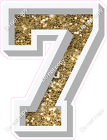 VA 23.5" Individuals - Gold Sparkle 7