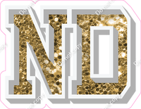 VA 23.5" Individuals - Gold Sparkle ND