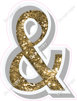 VA 23.5" Individuals - Gold Sparkle &
