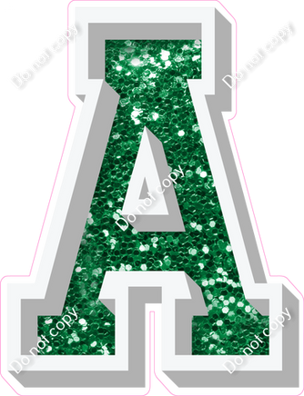 VA 23.5" Individuals - Green Sparkle A