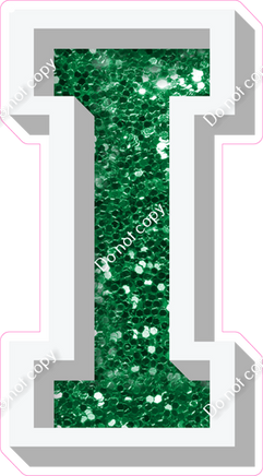 VA 23.5" Individuals - Green Sparkle I