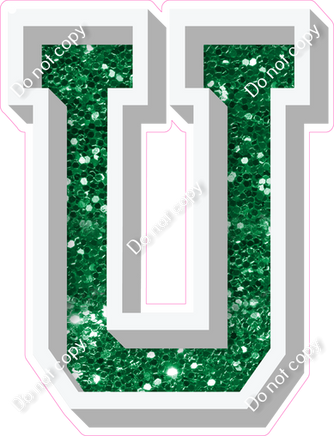 VA 23.5" Individuals - Green Sparkle U