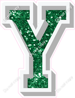 VA 23.5" Individuals - Green Sparkle Y