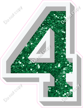 VA 23.5" Individuals - Green Sparkle 4