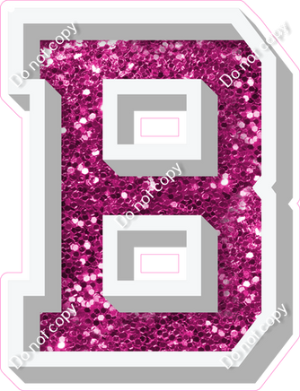 VA 23.5" Individuals - Hot Pink Sparkle B