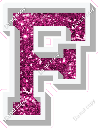 VA 23.5" Individuals - Hot Pink Sparkle F