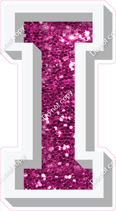 VA 23.5" Individuals - Hot Pink Sparkle I