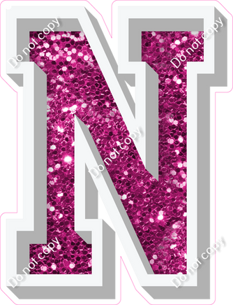 VA 23.5" Individuals - Hot Pink Sparkle N