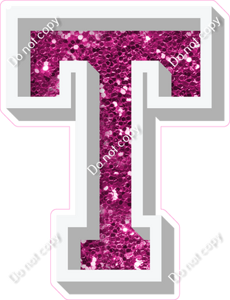 VA 23.5" Individuals - Hot Pink Sparkle T
