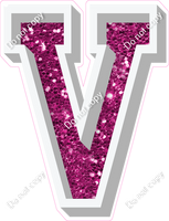 VA 23.5" Individuals - Hot Pink Sparkle V