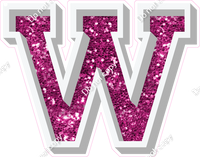 VA 23.5" Individuals - Hot Pink Sparkle W