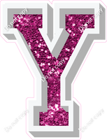 VA 23.5" Individuals - Hot Pink Sparkle Y