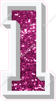 VA 23.5" Individuals - Hot Pink Sparkle 1