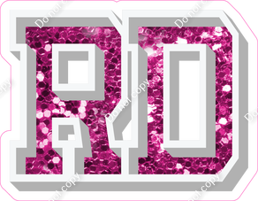 VA 23.5" Individuals - Hot Pink Sparkle RD