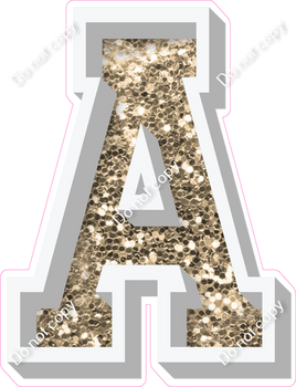 VA 23.5" Individuals - Khaki Sparkle A