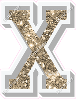 VA 23.5" Individuals - Khaki Sparkle X