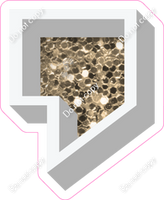 VA 23.5" Individuals - Khaki Sparkle Apostrophe