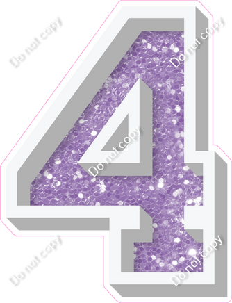 VA 23.5" Individuals - Lavender Sparkle 4