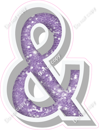 VA 23.5" Individuals - Lavender Sparkle &