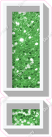 VA 23.5" Individuals - Lime Green Sparkle !