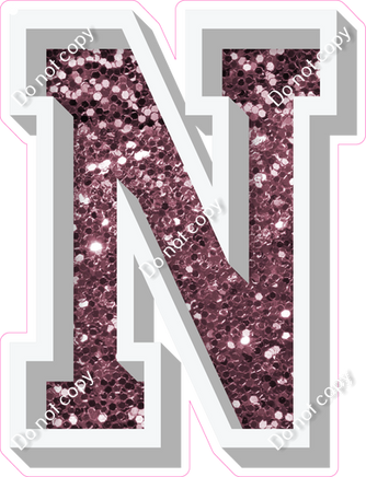 VA 23.5" Individuals - Mauve Sparkle N