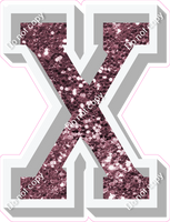 VA 23.5" Individuals - Mauve Sparkle X