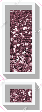 VA 23.5" Individuals - Mauve Sparkle !