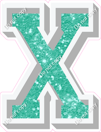 VA 23.5" Individuals - Mint Sparkle X