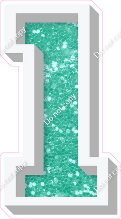 VA 23.5" Individuals - Mint Sparkle 1