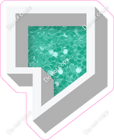 VA 23.5" Individuals - Mint Sparkle Apostrophe